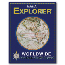 HE Harris & Co - Explorer Stamp Album - Worldwide #1HRS16