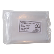 Poly Bags - 100 per pack (3 x 4)