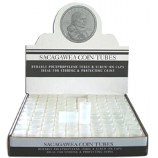 HE Harris & Co - SAC Round Polyproplene Coin Tube-100/bx #2858