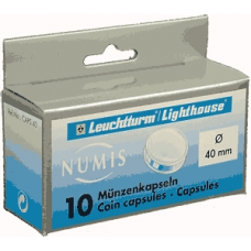 Lighthouse - 40mm - Coin Capsules - Pack of 10