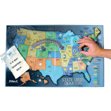 HE Harris & Co - H E Harris State Quarter Map #6702