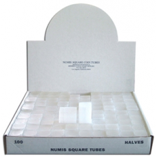 Numis Half Dollar Square Tube - 100/bx