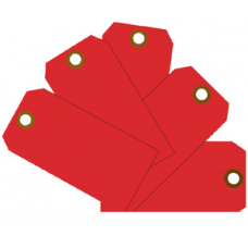 MMF - Plain Eye-Loop ID Tags - Red