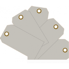 MMF - Plain Eye-Loop ID Tags - White