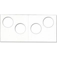 Cowens Mylar Cardboard 2 Hole 2x2's 100ct Pack