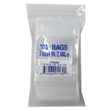 Zip Lock Bag - 3x4 -2 Mil - Clear