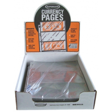 Supersafe - 3 Pocket Archival Pages - Large Currency - 100 Pack