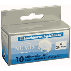 Lighthouse - 29mm - Coin Capsules - Pack of 10