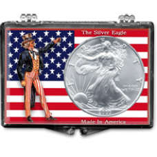 Edgar Marcus - American Silver Eagle - Uncle Sam with US Flag