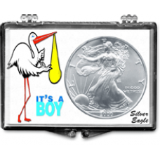 Edgar Marcus - American Silver Eagle - Baby Boy Stork