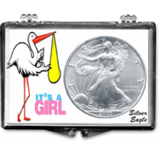 Edgar Marcus - American Silver Eagle - Baby Girl Stork