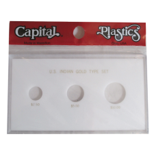 Capital Plastics - US Indian Gold Type Set #40405