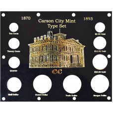 Capital Plastics - 1870-1893 Carson City Mint Type Set