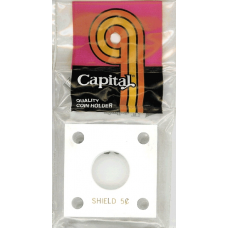 Capital Plastics - Shield Nickel #144 - White