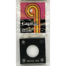 Capital Plastics - Seated Quarter #144 - Black
