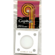 Capital Plastics - Kennedy Half #144 - White