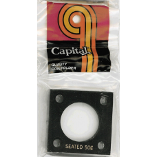 Capital Plastics - Seated Half #144 - Black