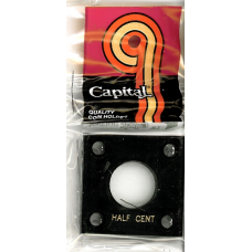 Capital Plastics - Half Cent #144 - Black