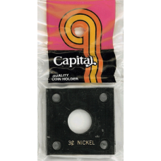 Capital Plastics - 3c Nickel #144 - Black