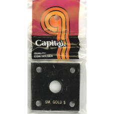 Capital Plastics - Small Gold Dollar #144 - Black