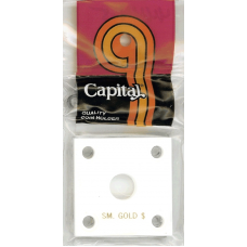 Capital Plastics - Small Gold Dollar #144 - White