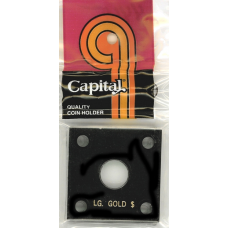 Capital Plastics - Large Gold Dollar #144 - Black
