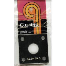 Capital Plastics - $2.50 Gold #144 - Black