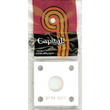 Capital Plastics - $2.50 Gold #144 - White