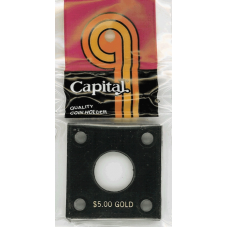 Capital Plastics - $5.00 Gold #144 - Black