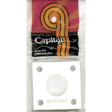 Capital Plastics - $5.00 Gold #144 - White
