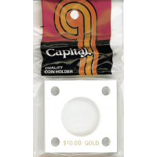 Capital Plastics - $10.00 Gold #144 - White