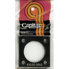 Capital Plastics - $20.00 Gold #144 - Black