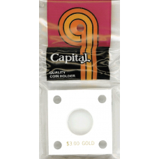 Capital Plastics - $3 Gold #144 - White