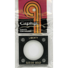 Capital Plastics - Liberty $20.00 Gold #144 - Black