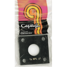 Capital Plastics - 1/4 oz Maple Leaf #144 - Black