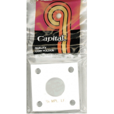 Capital Plastics - 1/4 oz Maple Leaf #144 - White