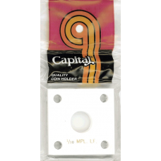 Capital Plastics - 1/10 oz Maple Leaf #144 - White