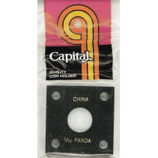 Capital Plastics - 1/10 oz China Panda #144 - Black