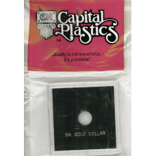Capital Plastics Krown Coin Holder - Small Gold $ (type 1)