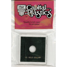 Capital Plastics Krown Coin Holder - Large Gold $ (type 2&3)