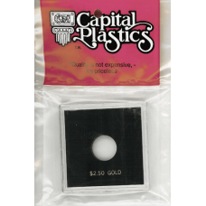 Capital Plastics Krown Coin Holder - $2.50 Gold