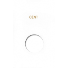 Capital Plastics - Cent - 2x3 Snaplock - White