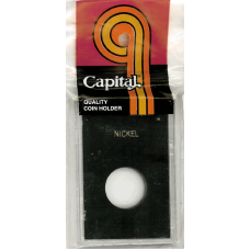 Capital Plastics - Nickel - 2x3 Snaplock - Black