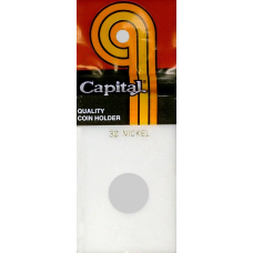Capital Plastics - 3c Nickel - 2x3 Snaplock - White