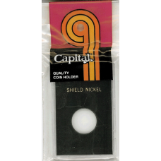 Capital Plastics - Shield Nickel - 2x3 Snaplock - Black