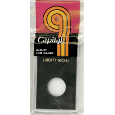 Capital Plastics - Liberty Nickel - 2x3 Snaplock - Black