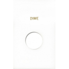 Capital Plastics - Dime - 2x3 Snaplock - White
