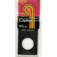 Capital Plastics - Bust Quarter - 2x3 Snaplock - Black
