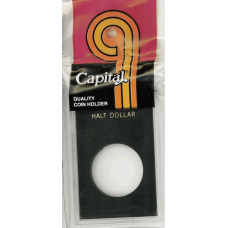 Capital Plastics - Half Dollar - 2x3 Snaplock - Black