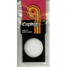 Capital Plastics - Silver Dollar - 2x3 Snaplock - Black